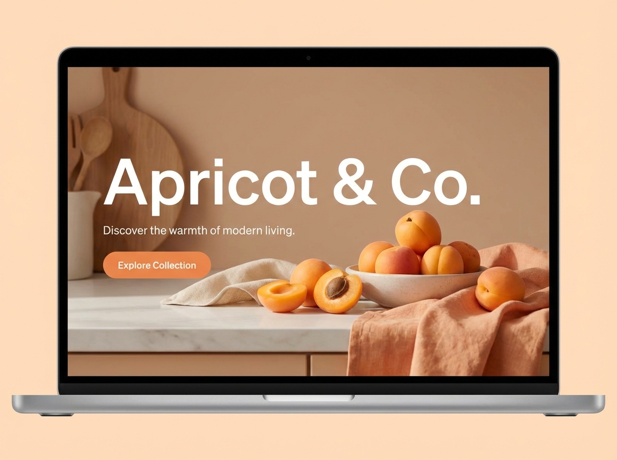 Unleash Your Creativity with Apricot Color Websites website preview