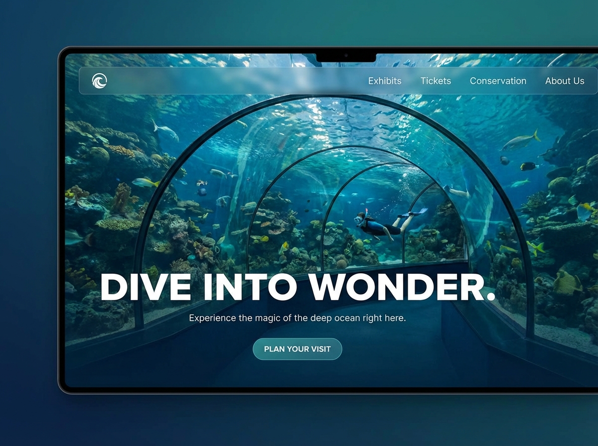 Create a Stunning Online Presence for Your Aquarium website preview