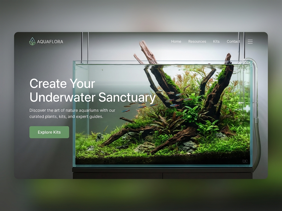 Build a Stunning Online Presence for Your Aquascape Business website preview