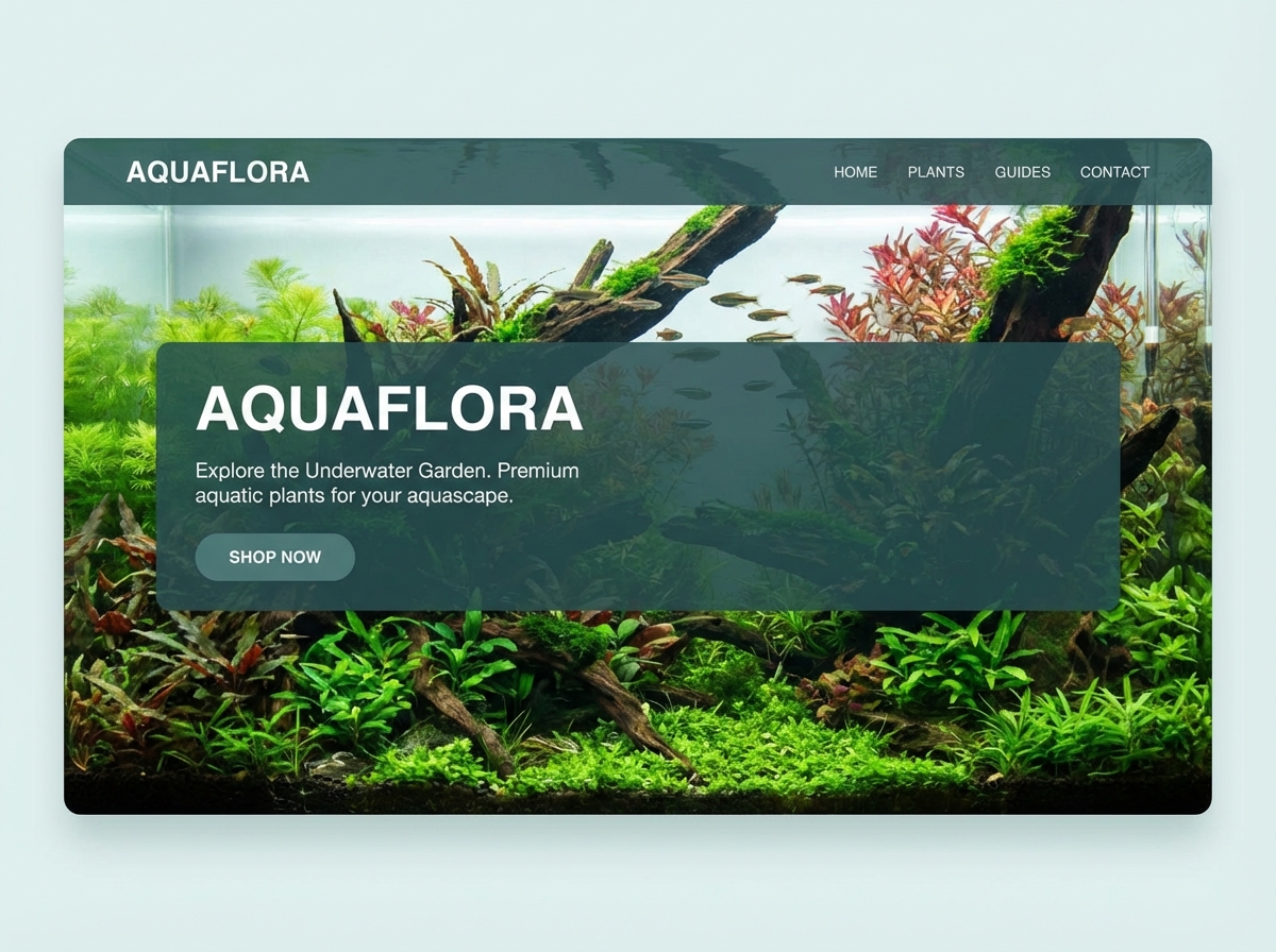 Build a Stunning Aquatic Plant Website website preview