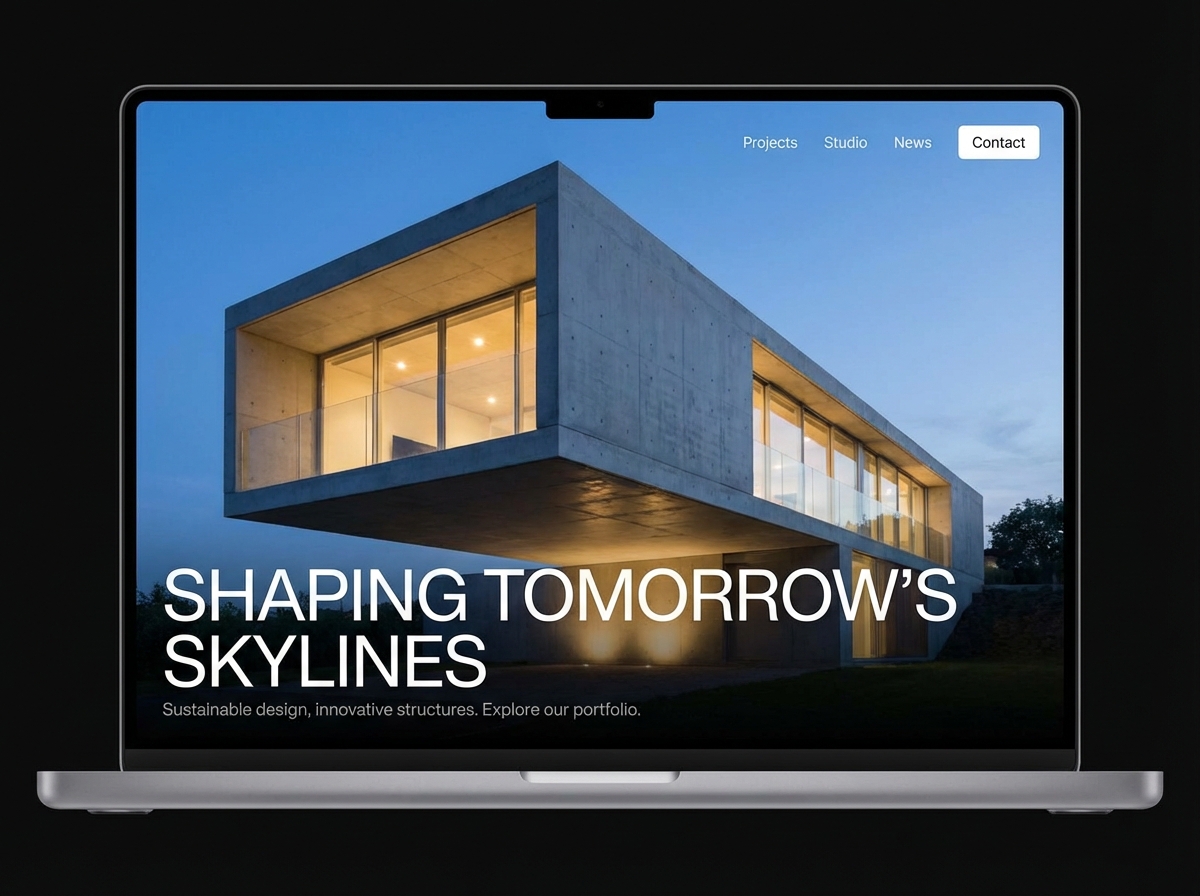 Build Your Vision with the Best Architect Website Builder website preview