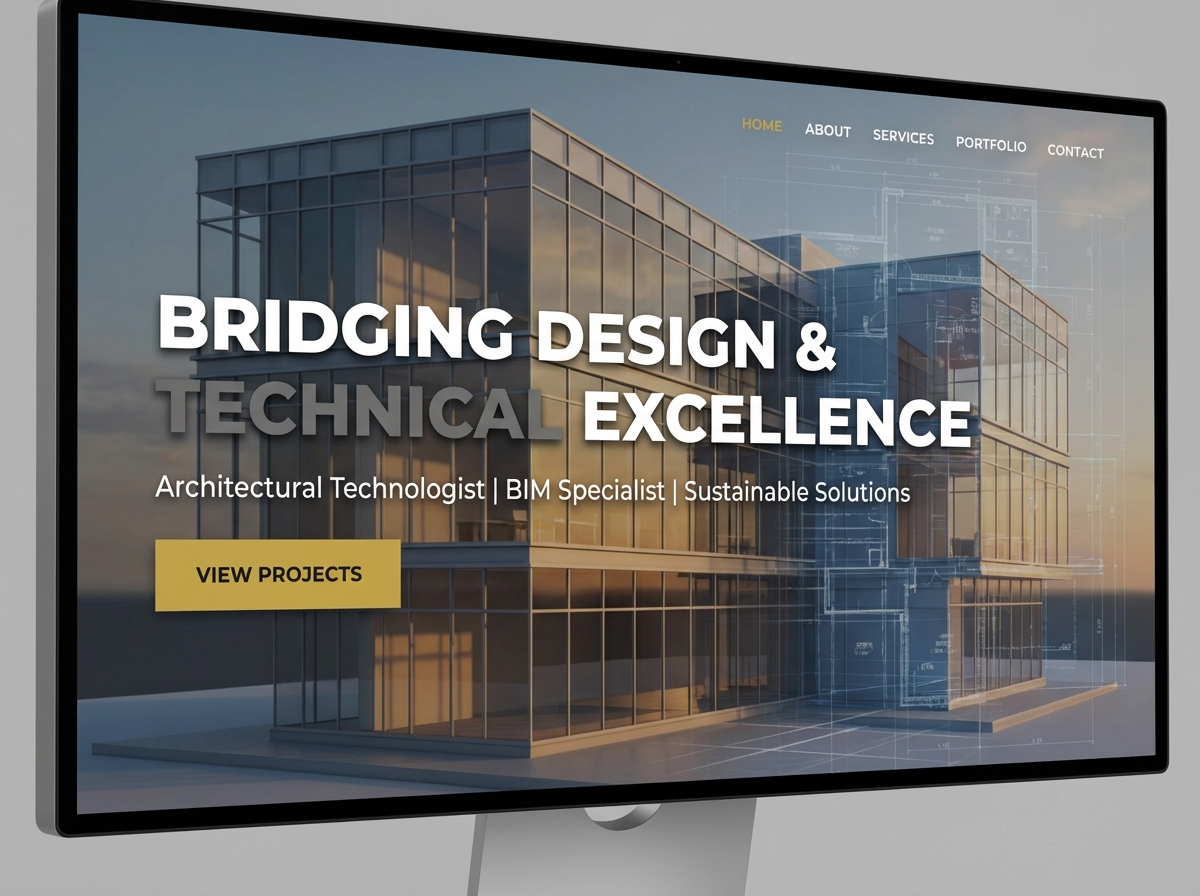 Build Your Professional Architectural Technologist Portfolio website preview
