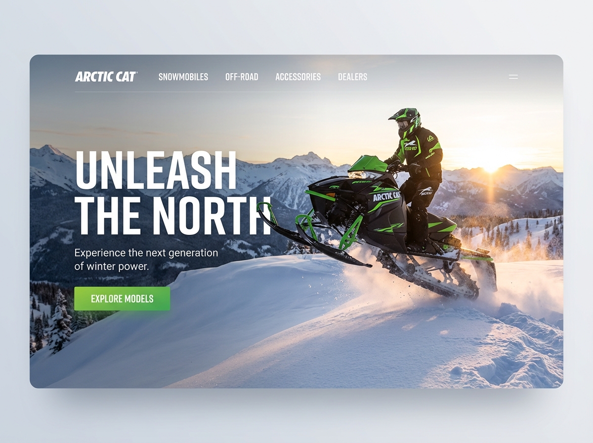 Build Your Ultimate Arctic Cat Fan Website website preview