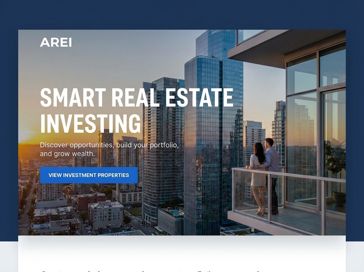 Build a Professional AREI Compliant Website Today website preview