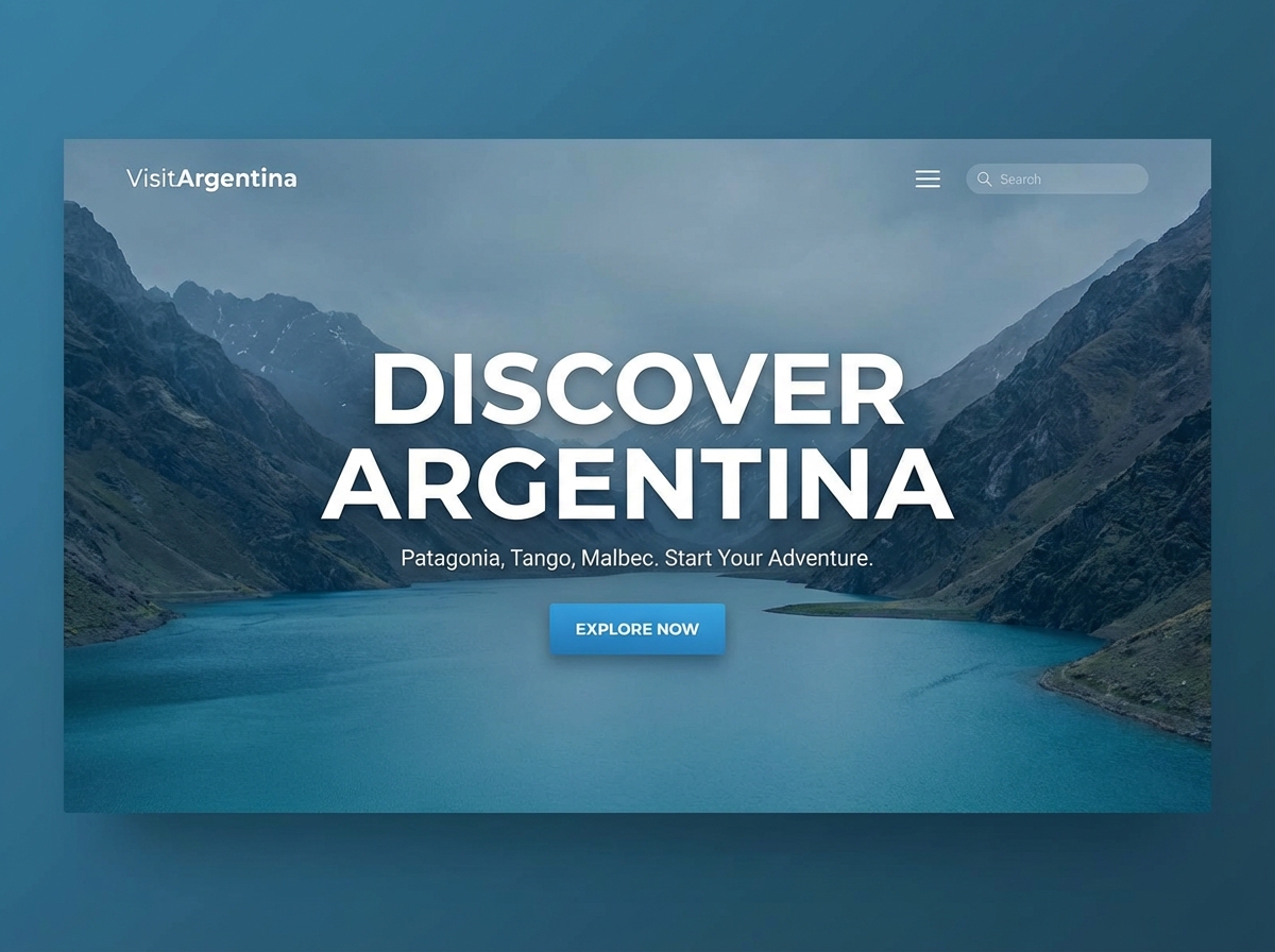 Create Your Digital Gateway to Argentina website preview