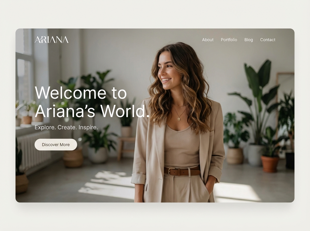 Create a Stunning Online Presence with Grigora website preview