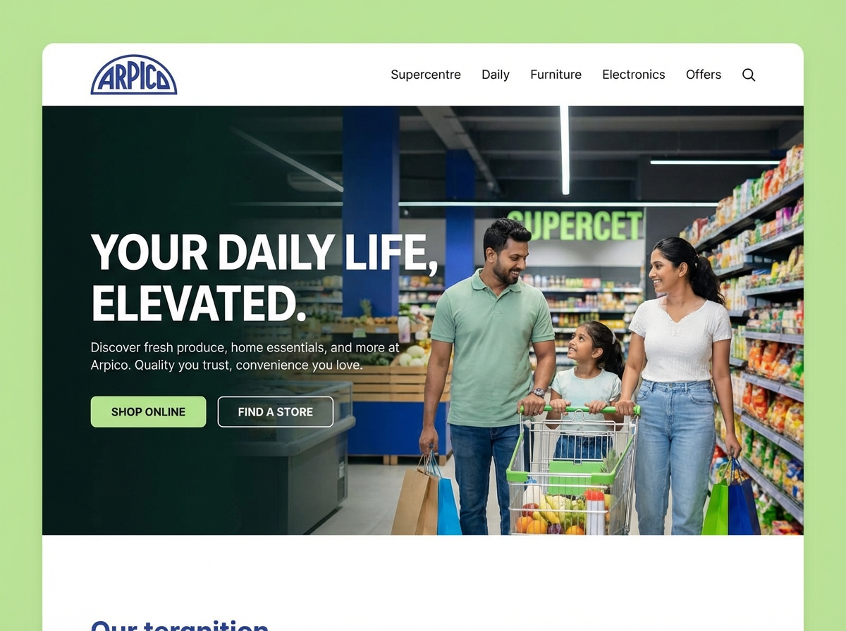 Build a Professional Website for Your Arpico Business website preview