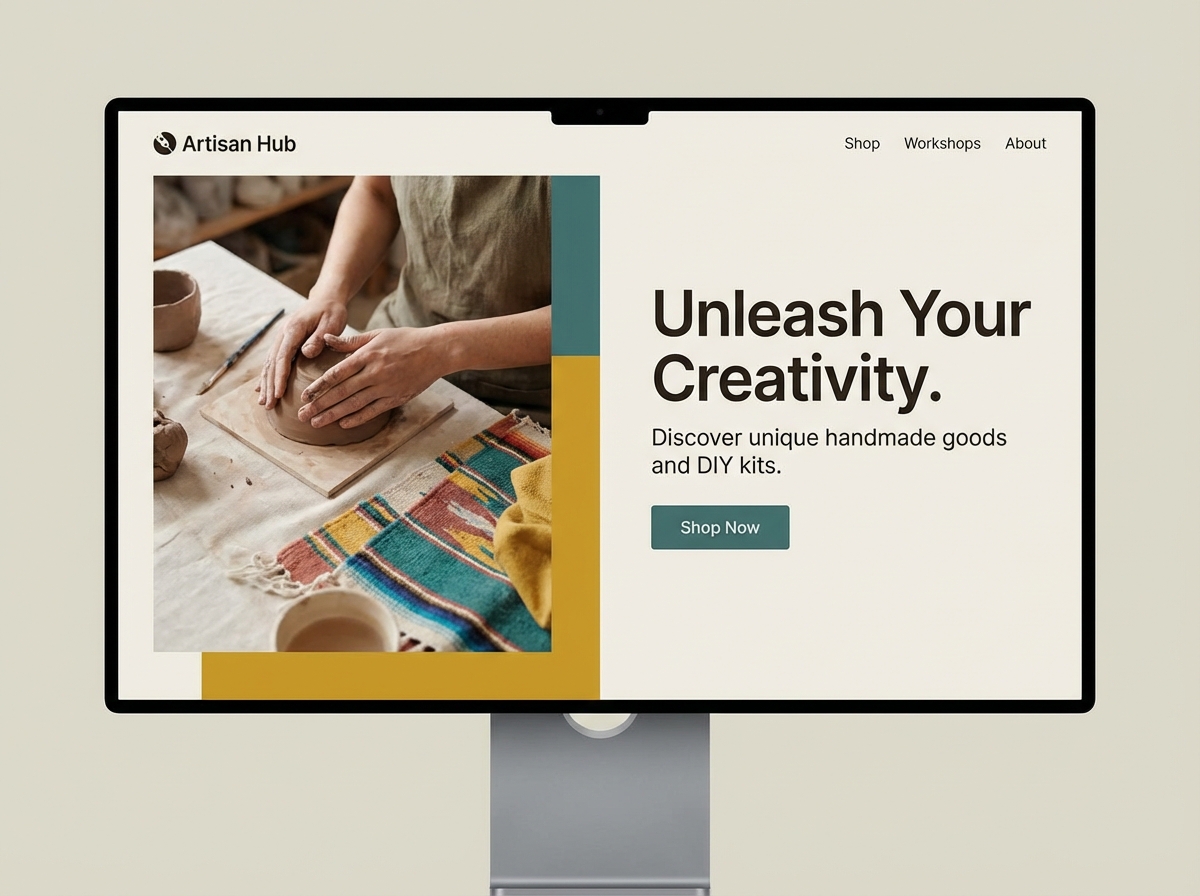 Unleash Your Creativity: Build Your Own website preview