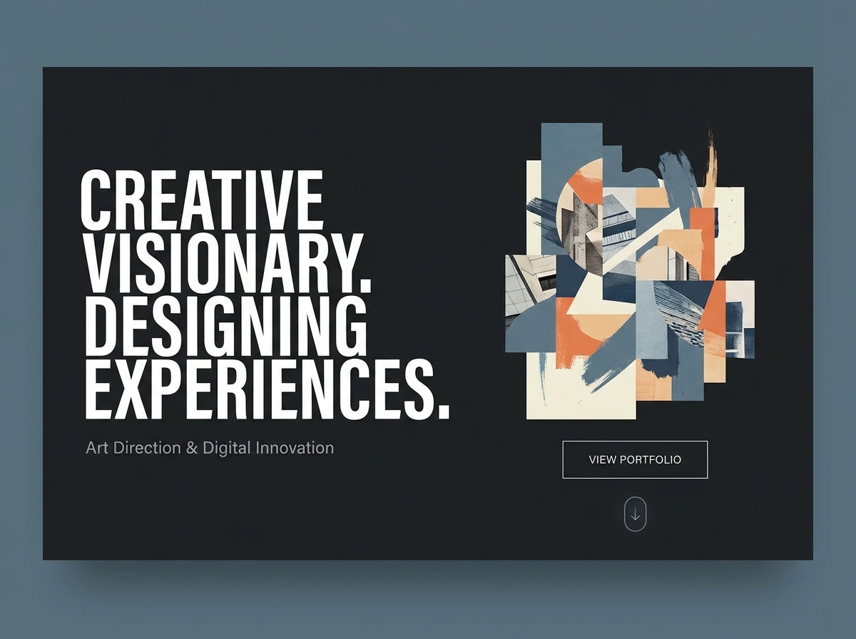 Build a Stunning Art Director Portfolio Website website preview