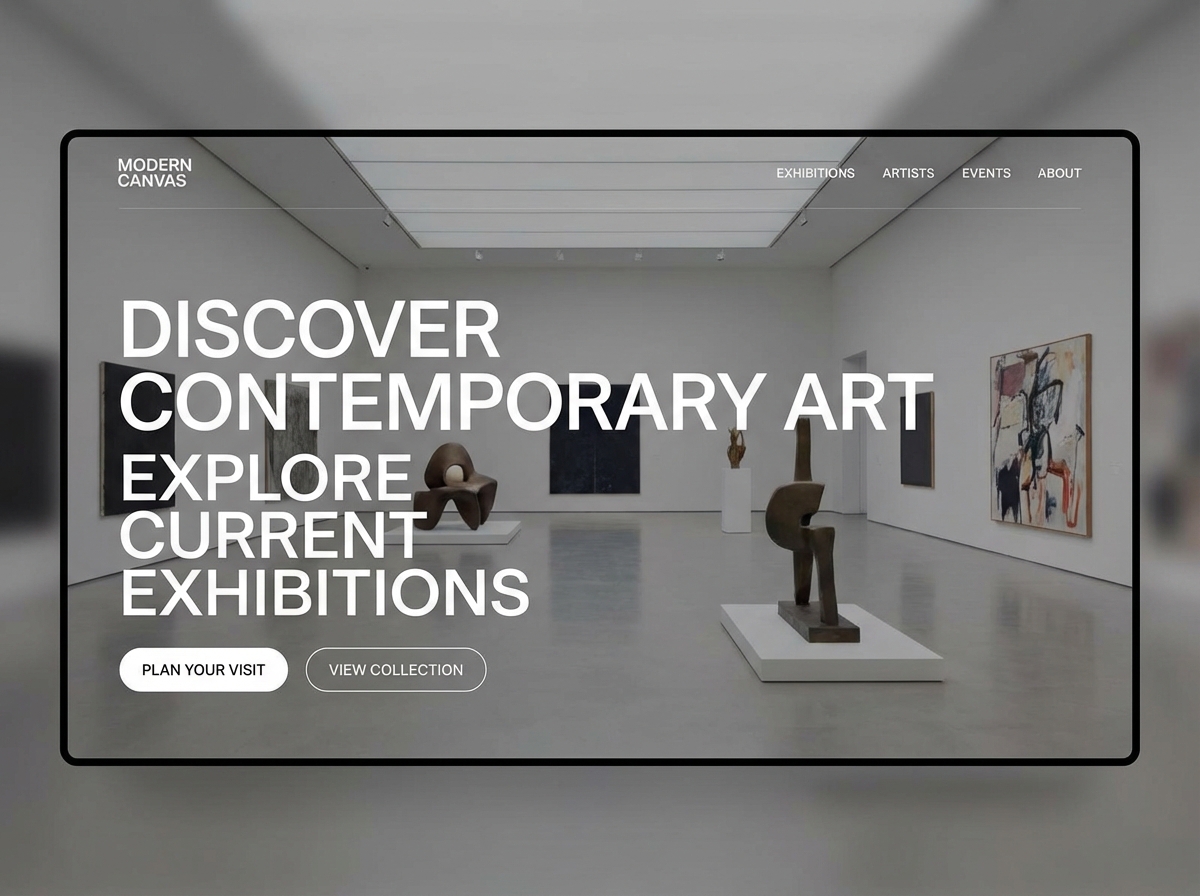 Showcase Your Vision with the Best Art Gallery Website Builder website preview