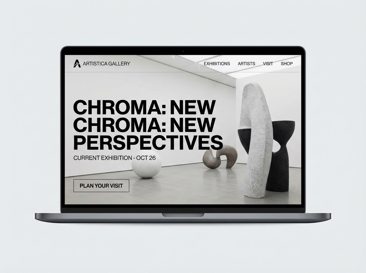 Build Your Stunning Art Gallery Website with Grigora website preview