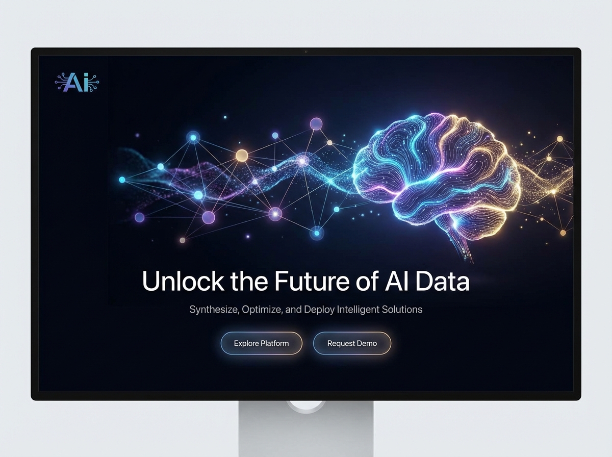 Build Your AI Data Website with Grigora website preview
