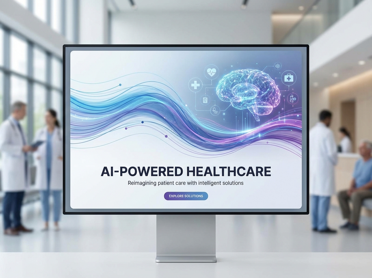 Build Smarter Healthcare Solutions with AI website preview
