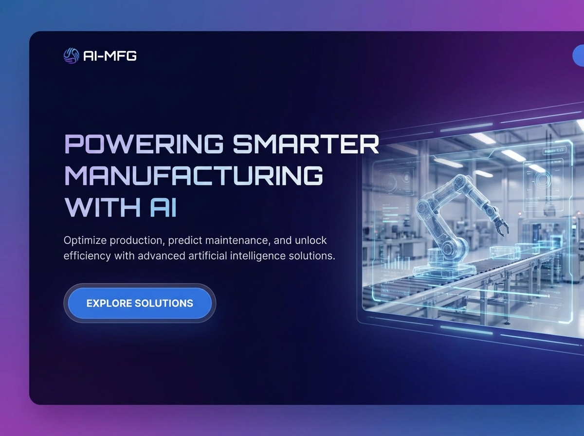 Build Smarter: AI-Powered Websites for Advanced Manufacturing website preview