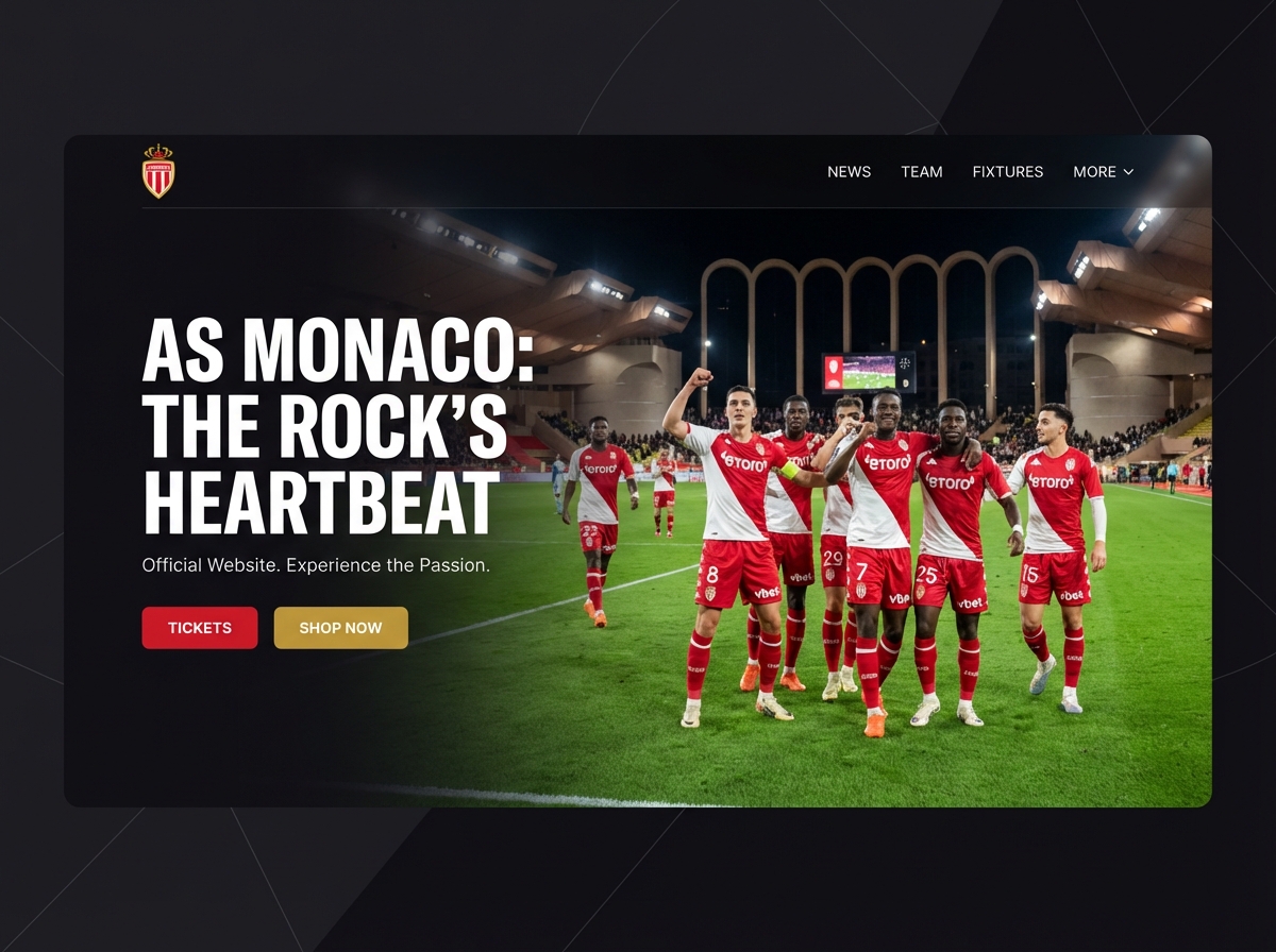 Build Your Official AS Monaco Fan <span class="gradient-text">Website Today</span> website preview