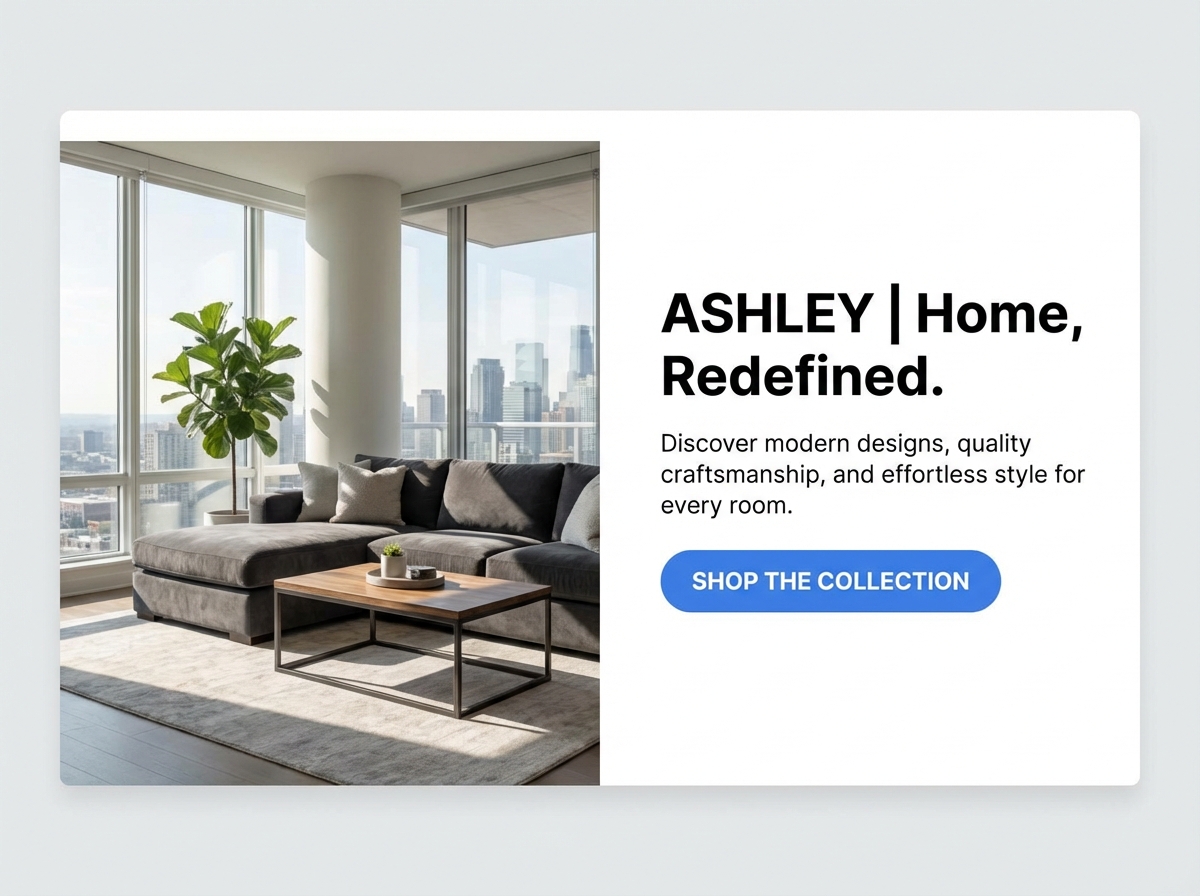 Build Your Premier Online Presence with a Dedicated Ashley Furniture Website Builder website preview