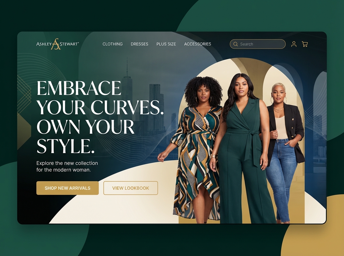 Build Your Own Ashley Stewart-Inspired Online Store website preview