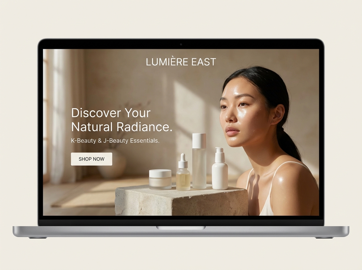 Build Your Dream Asian Cosmetics Website Today website preview