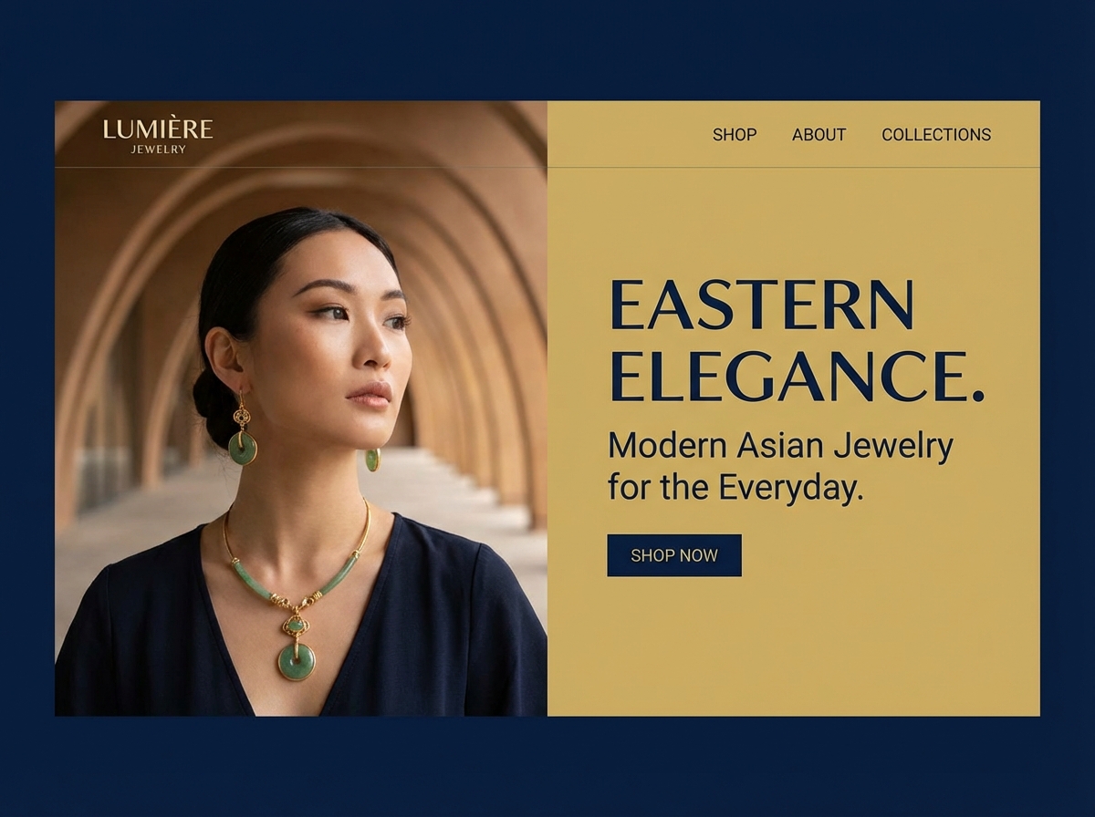 Showcase Your Craft with an Asian Jewelry Website Builder website preview