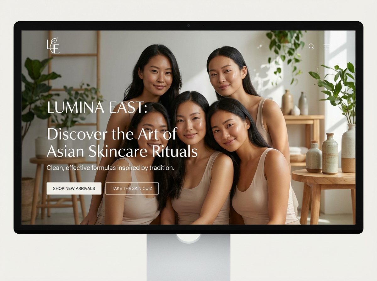 Build Your Beautiful & Effective Asian Skincare Website website preview