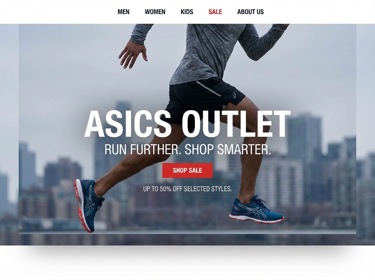 Build Your Own High-Performance ASICS Outlet Website website preview