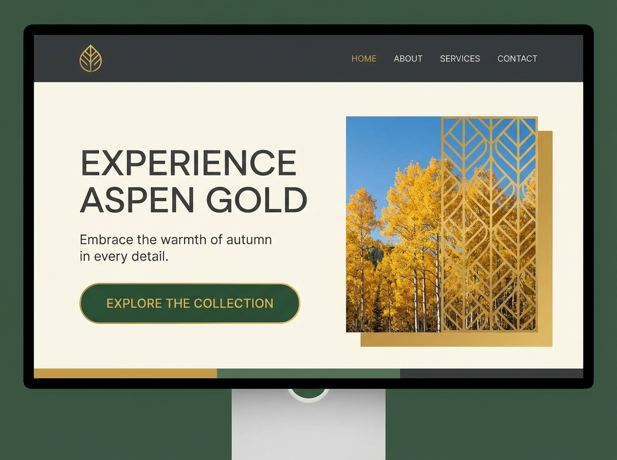 Unleash Your Creativity with an Aspen Gold Website website preview