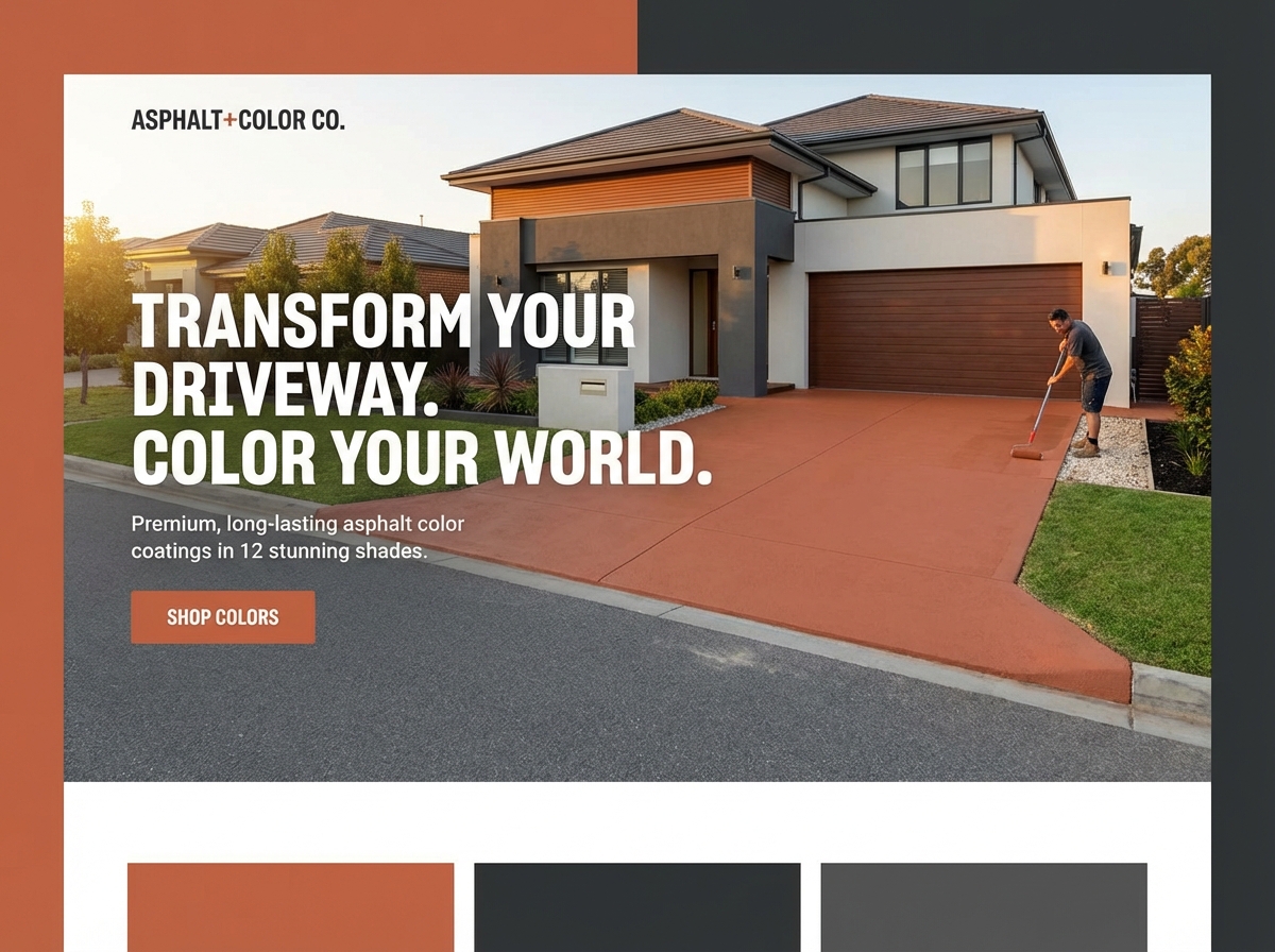 Elevate Your Projects with Dynamic Asphalt Colors website preview
