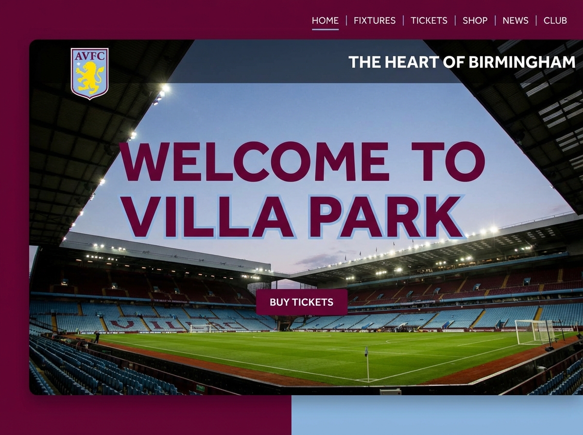 Build Your Ultimate Aston Villa Fan Website website preview