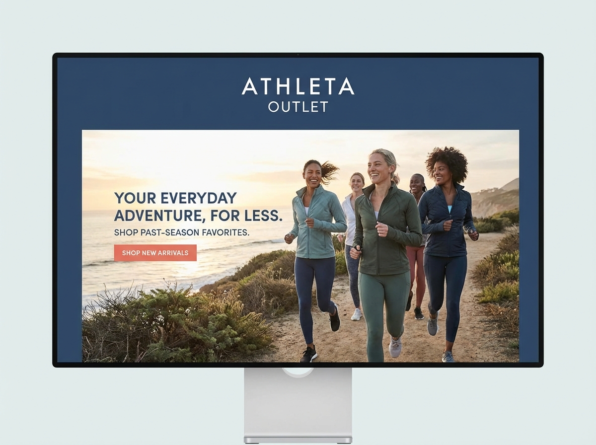 Build a High-Converting Athleta Outlet Website website preview