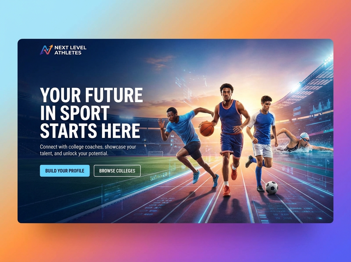 Build Your Winning Athletic Recruiting Website website preview