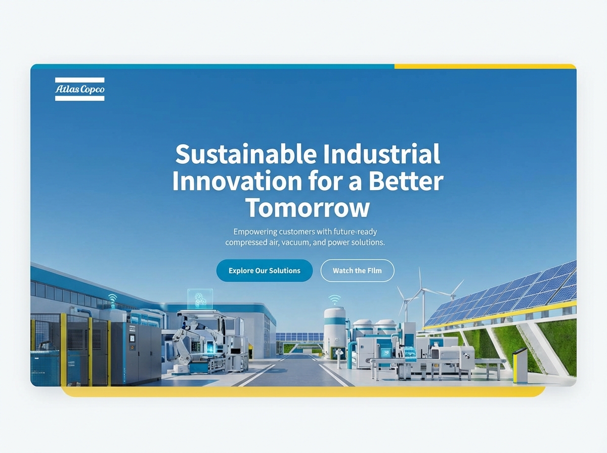 Build a Professional Website for Your Atlas Copco Dealership website preview