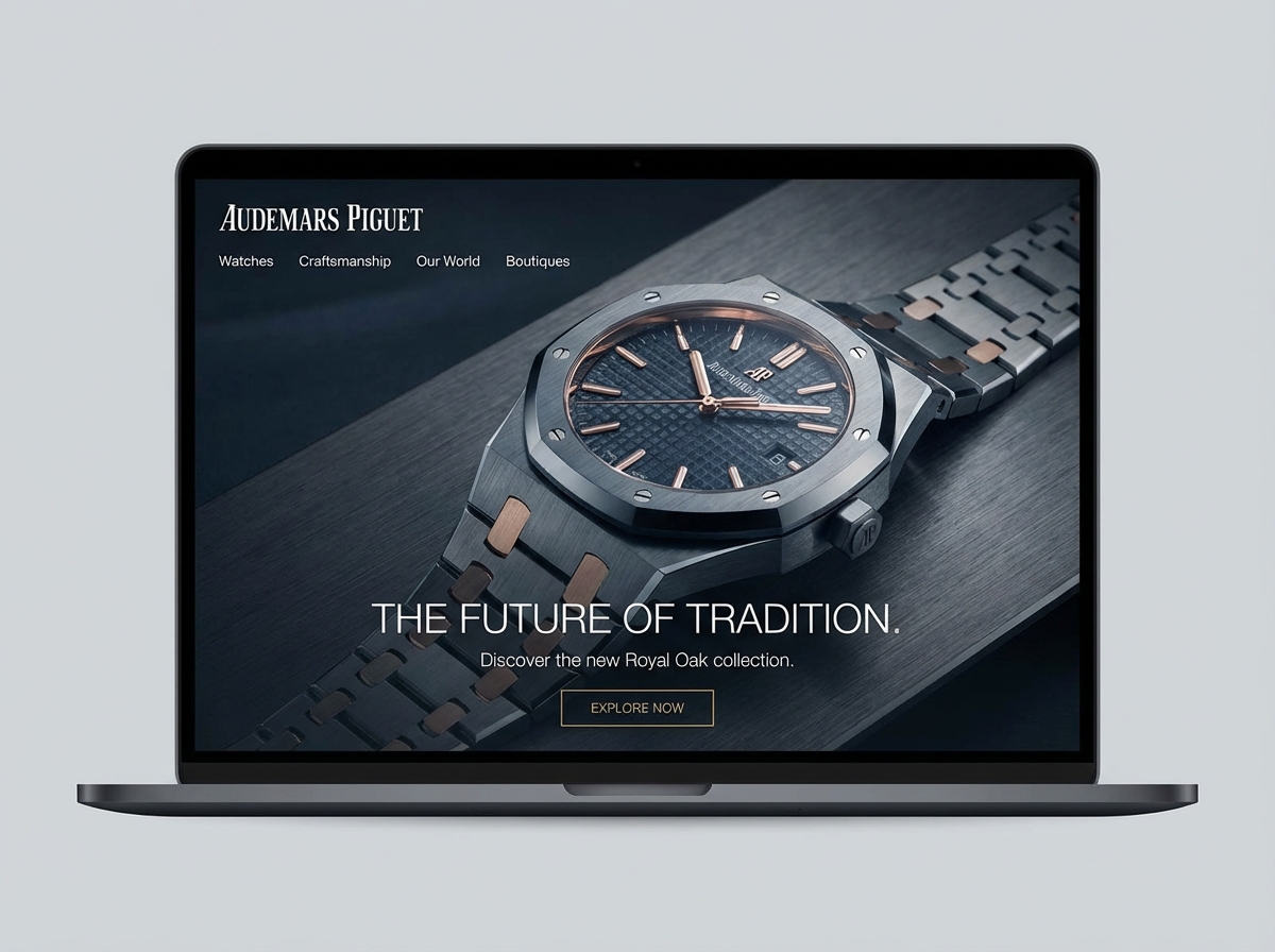 Showcase Your Prized Audemars Piguet With a Stunning Website website preview