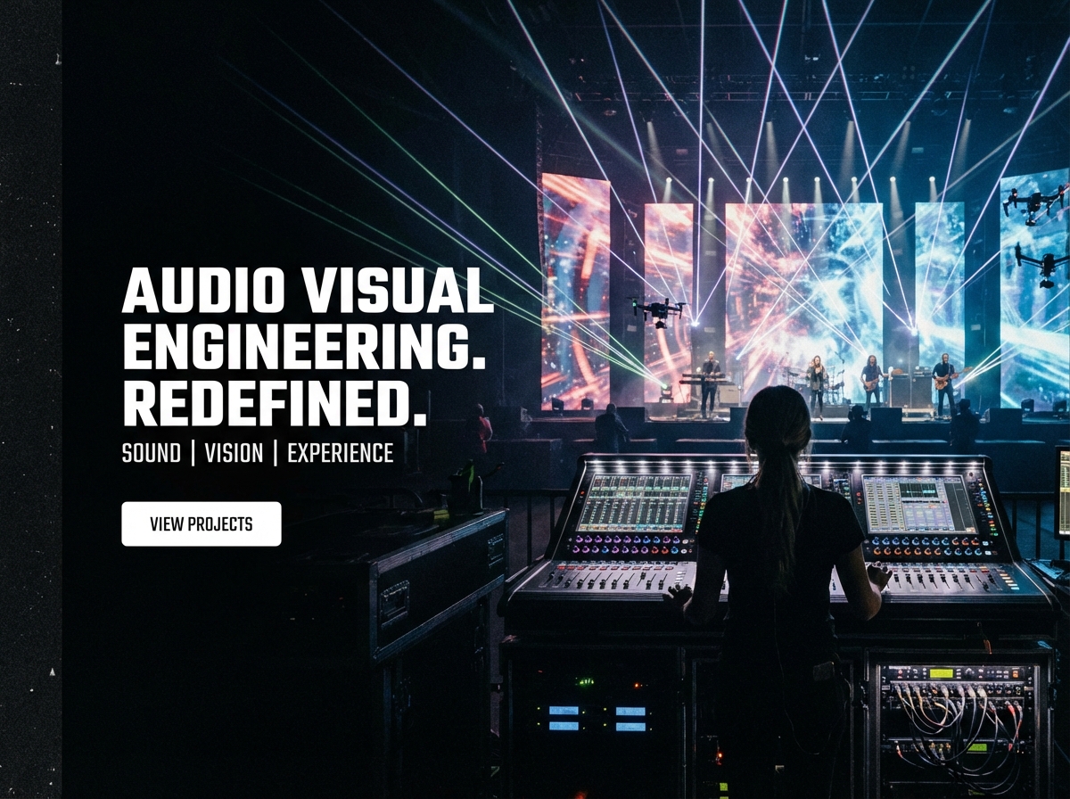 Build Your Professional Audio Visual Engineer Website website preview