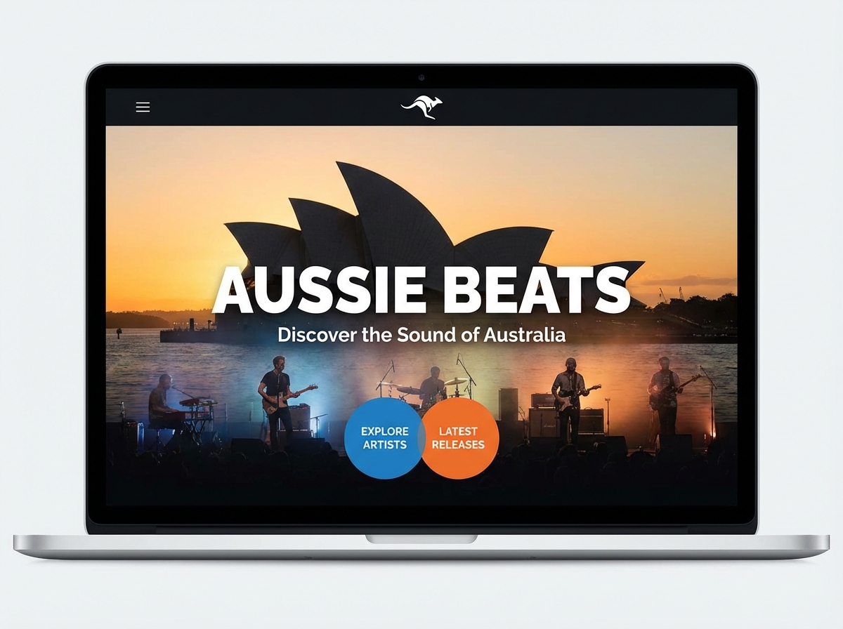 Build Your Aussie Music Presence with Grigora website preview