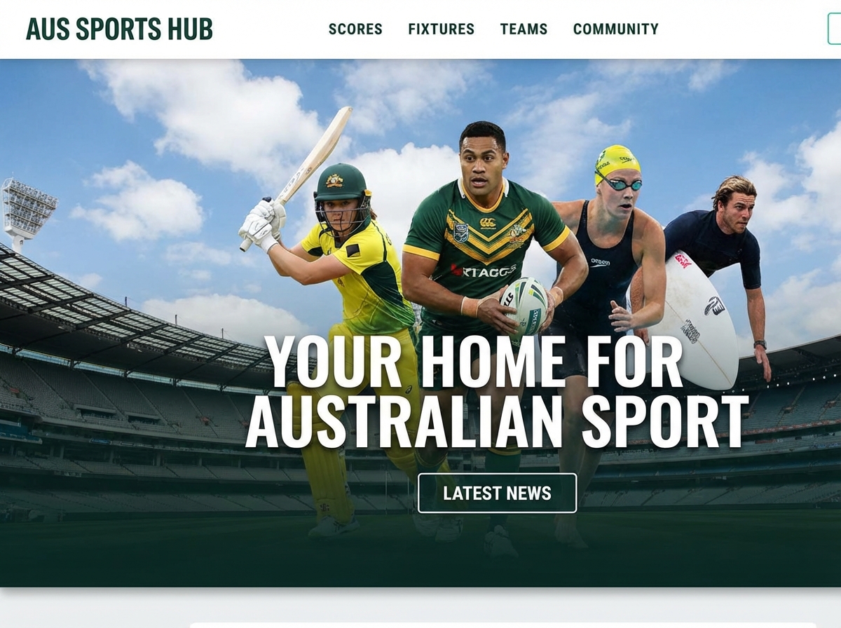 Build Your Dynamic Australia Sports Website website preview
