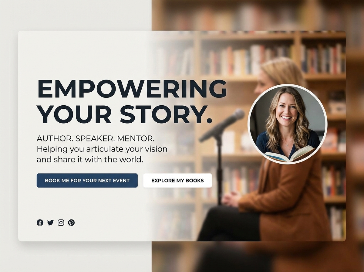 Build a Powerful Online Presence for Every Author and Speaker website preview