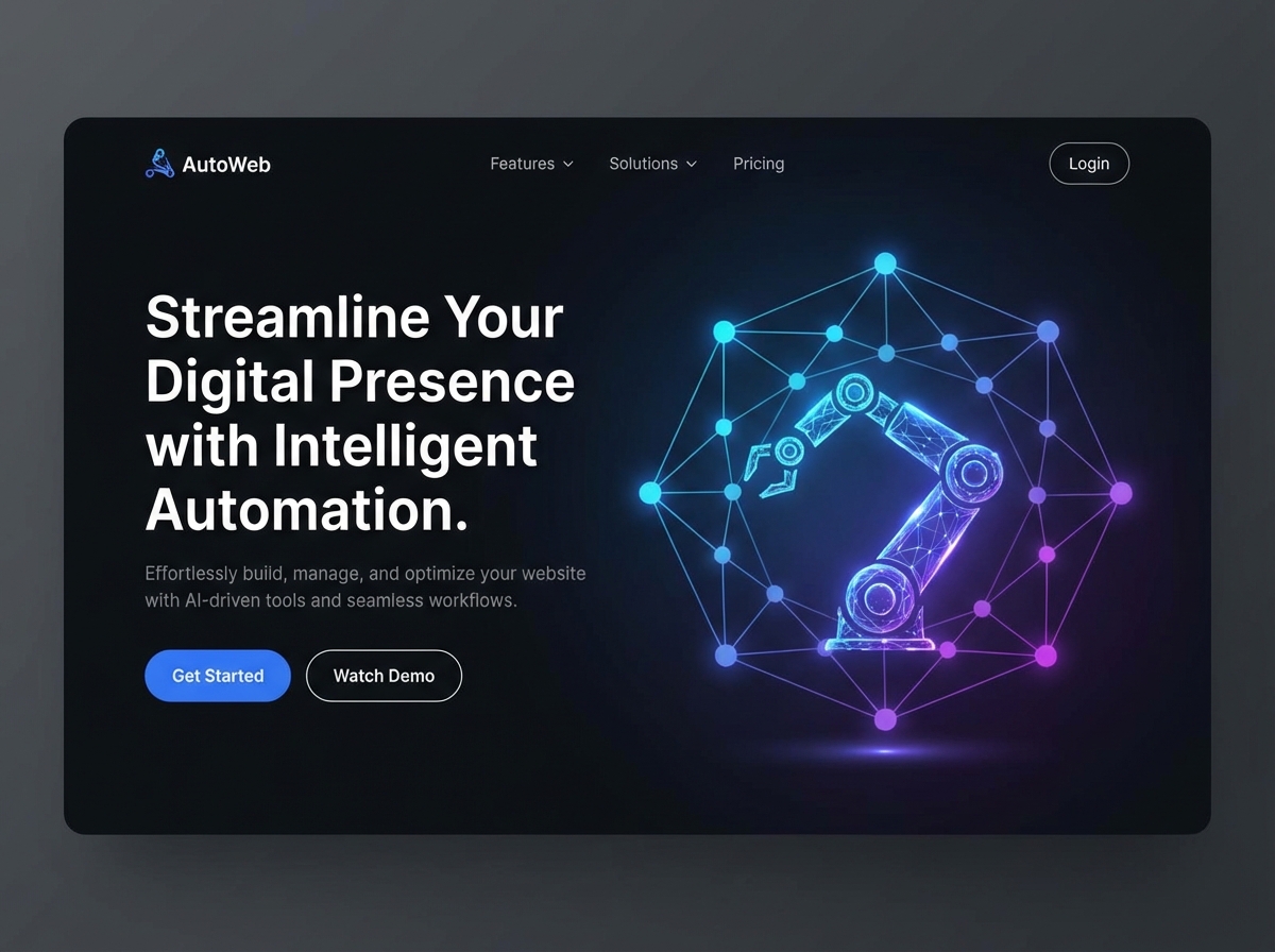 Your Next Project, Fully Automated with Grigora website preview
