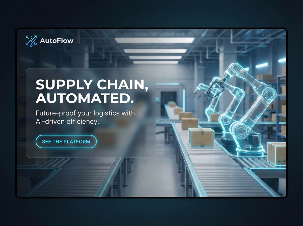 Build Your Advanced Website for Automated Supply Chain Solutions website preview