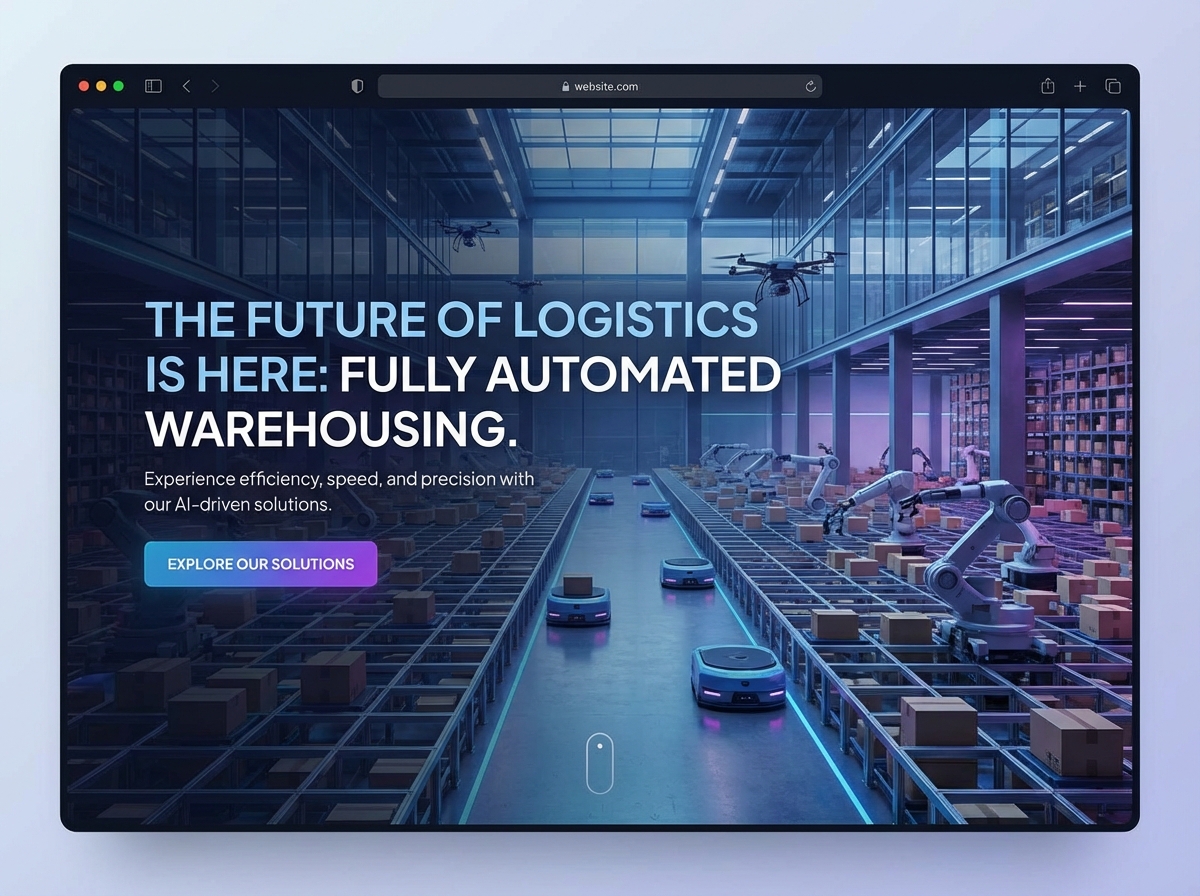 Streamline Operations with an Automated Warehousing Website website preview