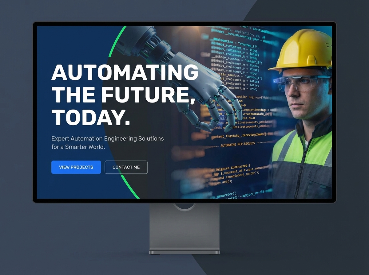 Build Your Powerful Automation Engineer Portfolio Today website preview