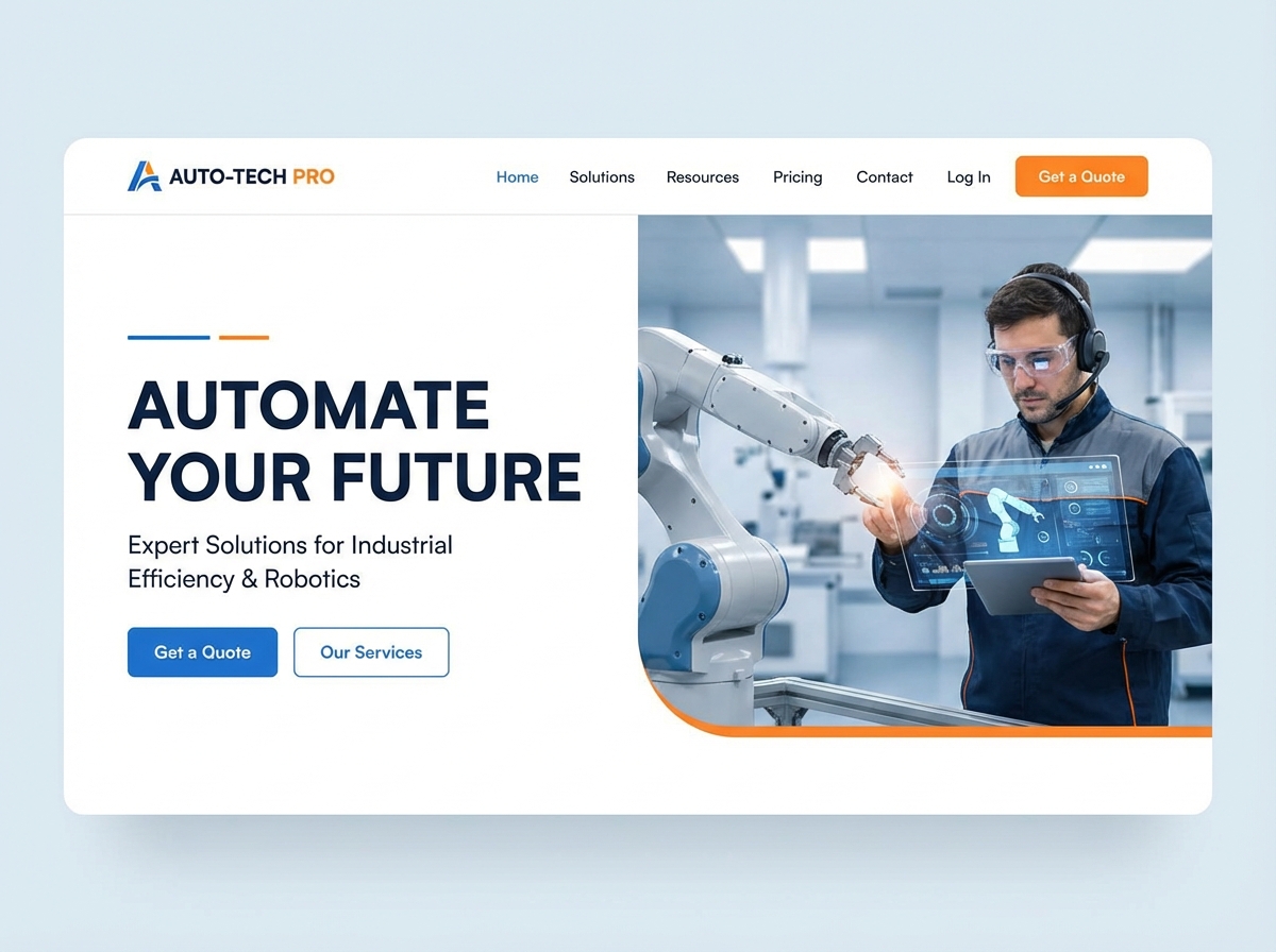 Build Your Professional <br> <span class="gradient-text">Automation Technician Website</span> website preview