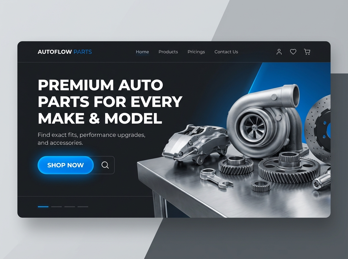 Build a High-Performance Automobile Parts Website website preview