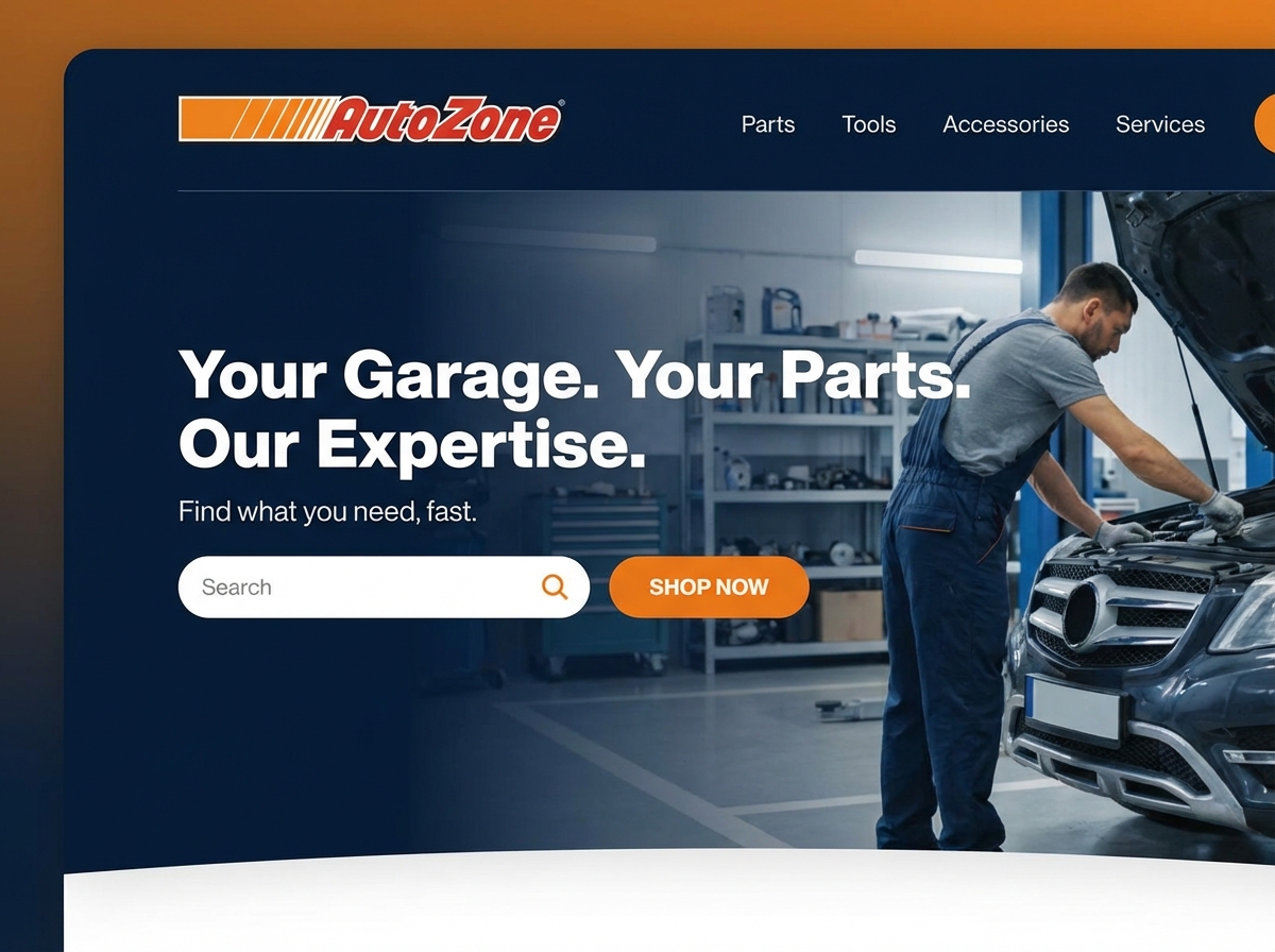 Build a Powerful Online Store with Grigora's AutoZone Auto Parts Website Builder website preview