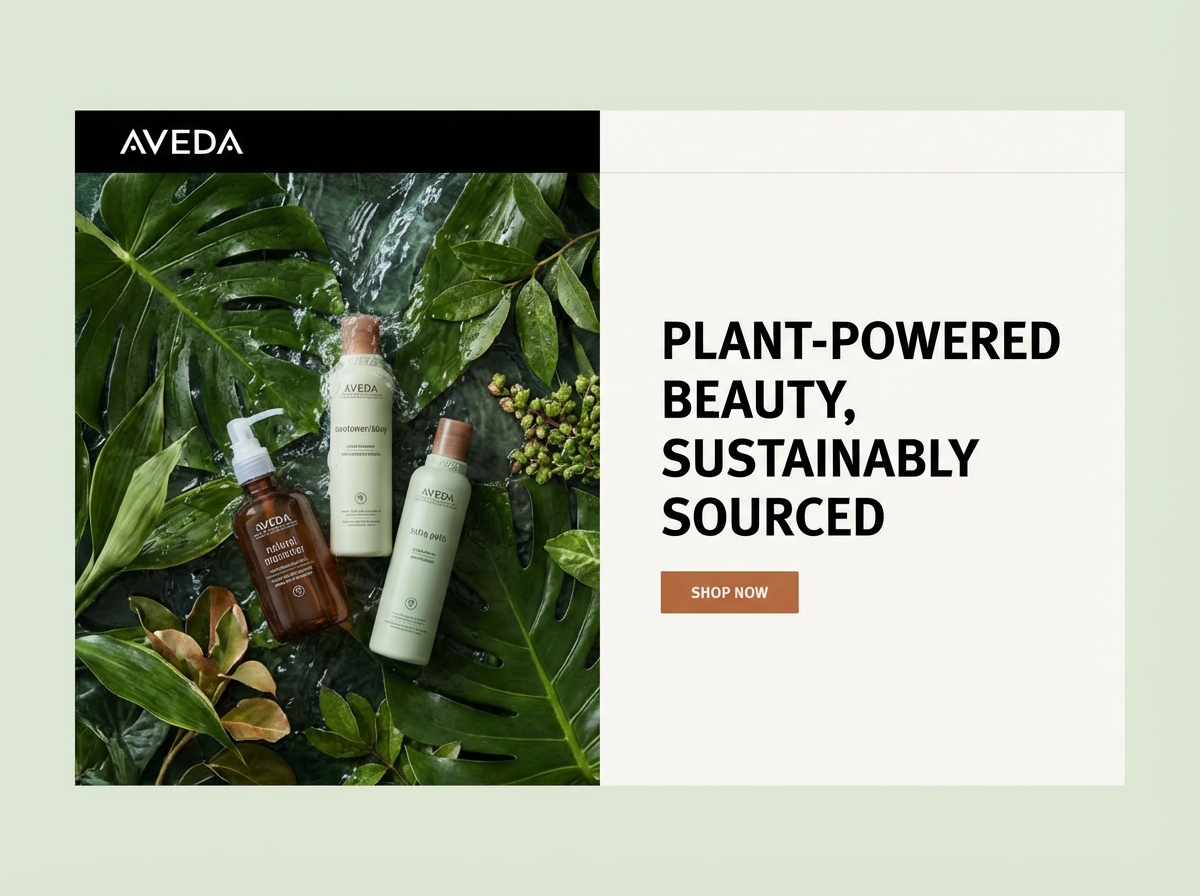 Build a Stunning <span class='gradient-text'>Aveda Salon Website</span> Easily website preview