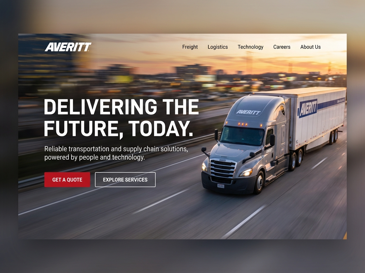 Build Your Logistics Hub with Grigora website preview