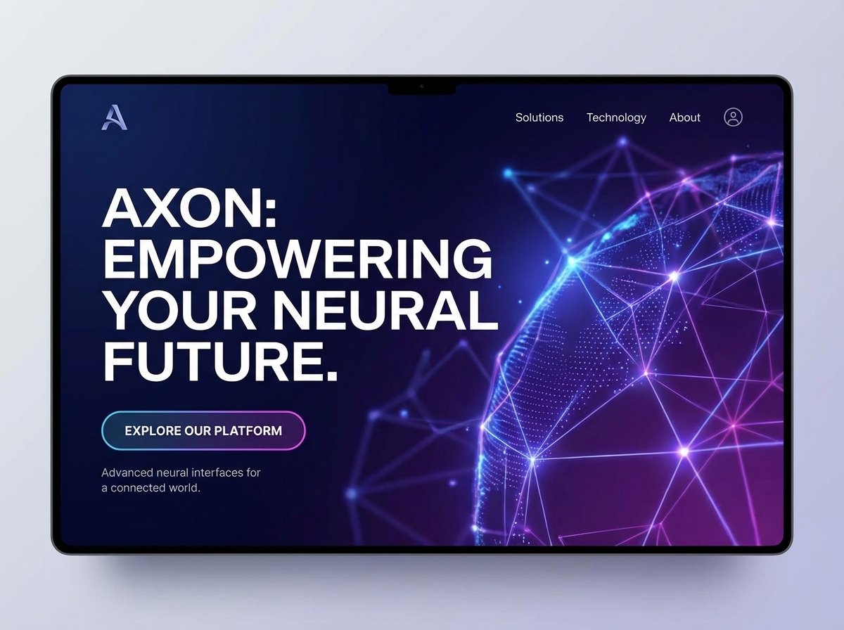 Build Your Digital Presence with Axon website preview