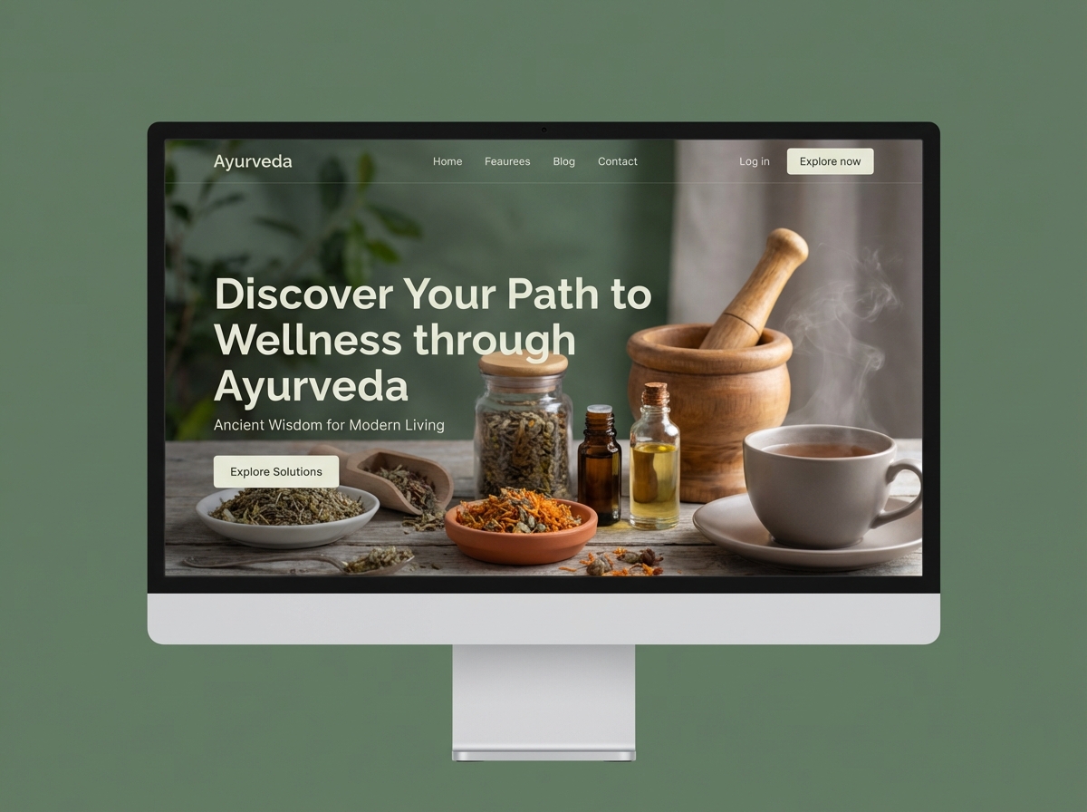 Build Your Thriving Ayurveda Practice Website website preview
