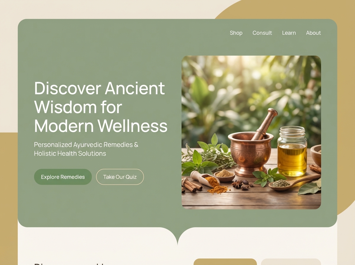 Build Your Thrive-Worthy Ayurvedic Medicine Website website preview