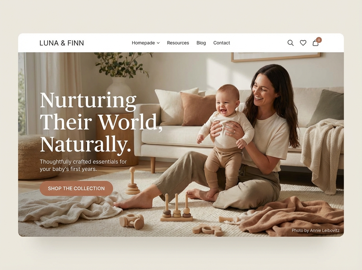 Launch Your Dream Baby Products Website website preview
