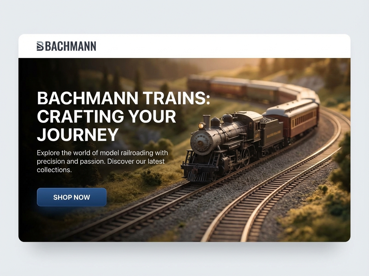 Your Ultimate Online Display for Bachmann Trains website preview